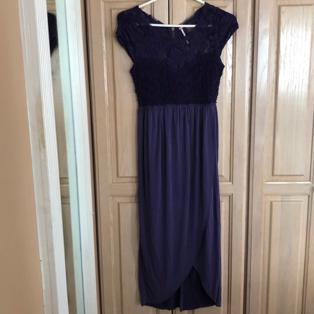 Free People short sleeve maxi dress